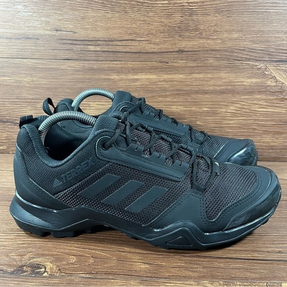 Adidas Terrex AX3 Triple Black Athletic Trail Sneakers Men’s Size 8 Shoes - Picture 1 of 11